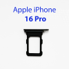 Cим-лоток (Sim-слот) Apple iPhone 16 Pro черный
