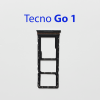 Cим-лоток (Sim-слот) Tecno Spark Go 1 черный