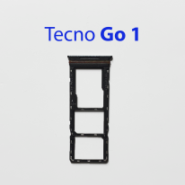 Cим-лоток (Sim-слот) Tecno Spark Go 1 черный