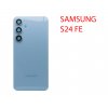 Задняя крышка (стекло) для Samsung Galaxy S24 FE SM-S721B голубой