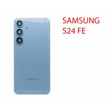 Задняя крышка (стекло) для Samsung Galaxy S24 FE SM-S721B голубой