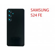 Задняя крышка (стекло) для Samsung Galaxy S24 FE SM-S721B черный