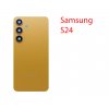 Задняя крышка (стекло) для Samsung Galaxy S24 SM-S921B в сборе оранжевый