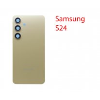 Задняя крышка (стекло) для Samsung Galaxy S24 SM-S921B в сборе желтый