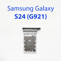 Cим-лоток (Sim-слот) Samsung Galaxy S24, S24 FE, S24 Ultra  черный