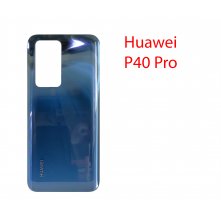 Задняя крышка (стекло) Huawei P40 Pro ELS-NX9 серебро