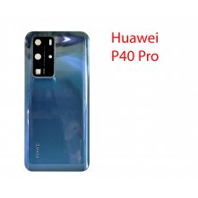 Задняя крышка (стекло) Huawei P40 Pro ELS-NX9 в сборе серебро