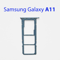 Cим-лоток (Sim-слот) Samsung Galaxy A11 SM-A115F синий