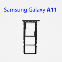 Cим-лоток (Sim-слот) Samsung Galaxy A11 SM-A115F черный