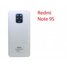Задняя крышка (стекло) для Xiaomi Redmi Note 9S в сборе (белый)