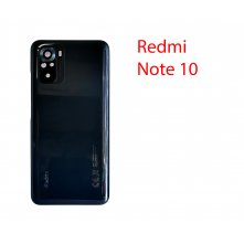 Задняя крышка для Xiaomi Redmi Note 10, 10S в сборе черный