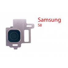 Стекло камеры в сборе для Samsung Galaxy s8 розовый
