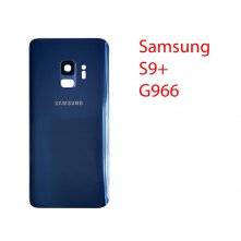 Задняя крышка для (стекло) Samsung Galaxy S9+ (G965) в сборе тёмно-синий