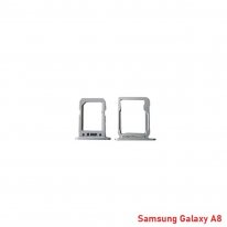 Cим-лоток (Sim-слот) Samsung Galaxy A8 2015 SM-A800F серый