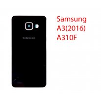 Задняя крышка (стекло) для Samsung Galaxy A3 (2016) A310F в сборе черный