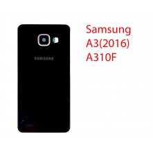 Задняя крышка (стекло) для Samsung Galaxy A3 (2016) A310F в сборе черный
