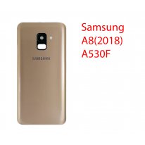 Задняя крышка (стекло) для Samsung Galaxy A8 (SM-A530FZKDSER) в сборе золотой