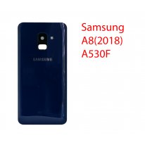 Задняя крышка (стекло) для Samsung Galaxy A8 (SM-A530FZKDSER) в сборе синий