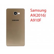 Задняя крышка (стекло) для Samsung Galaxy A9 Pro 2016 SM-A910F в сборе золотой