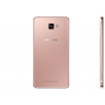 Задняя крышка (стекло) для Samsung Galaxy A9 Pro 2016 SM-A910F в сборе розовый
