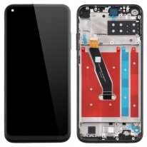 Экран (модуль) в раме Huawei P40 lite E (ART-L29N) синий