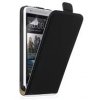 Чехол книжка valenta HTC One mini чёрный с1062 (кожа)
