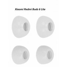 Aмбушюры Xiaomi Redmi Buds 6 Lite (S, L) белый
