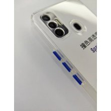 Чехлы бампер для мобильных телефонов Tecno Spark 7 прозрачно-синий