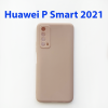 Силиконовый бампер для Huawei P smart 2021 PPA-LX1 бежевый