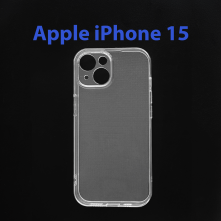 Чехол накладка для Apple iPhone 15 прозрачный