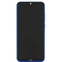 Экран (модуль) в раме Xiaomi Redmi Note 8 (синий)
