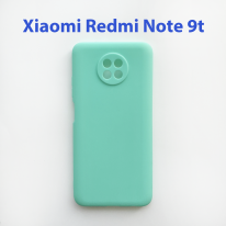 Чехол бампер Xiaomi Redmi Note 9T бирюзовый