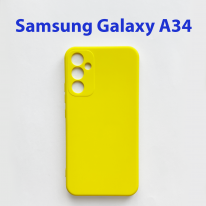 Чехол бампер для Samsung Galaxy A34 5G SM-A346E желтый