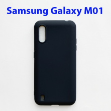 Чехол бампер для Samsung Galaxy A01 A015F, M01 M015F синий
