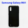 Чехол бампер для Samsung Galaxy A01 A015F, M01 M015F черный