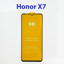 Защитное стекло Honor X7 (BND-L21) черный