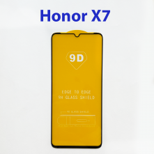 Защитное стекло Honor X7 (BND-L21) черный