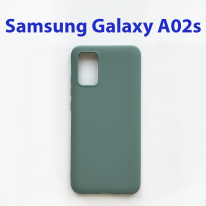 Чехол бампер для Samsung Galaxy A02s SM-A025F светло-серый