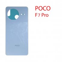 Задняя крышка (стекло) для Poco F7 Pro голубой