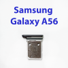 Cим-лоток (Sim-слот) для Samsung Galaxy A56 SM-A566E черный