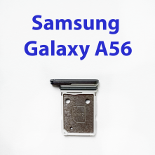 Cим-лоток (Sim-слот) для Samsung Galaxy A56 SM-A566E черный