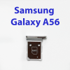 Cим-лоток (Sim-слот) для Samsung Galaxy A56 SM-A566E серый