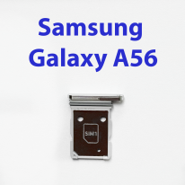 Cим-лоток (Sim-слот) для Samsung Galaxy A56 SM-A566E серый