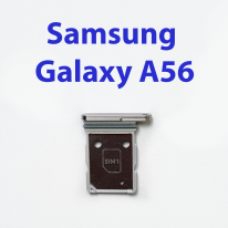 Cим-лоток (Sim-слот) для Samsung Galaxy A56 SM-A566E розовый