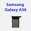 Cим-лоток (Sim-слот) для Samsung Galaxy A36 SM-A366B черный