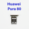 Cим-лоток (Sim-слот) для Huawei Pura 80 HED-LX9 золото