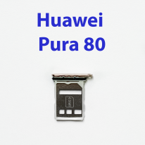 Cим-лоток (Sim-слот) для Huawei Pura 80 HED-LX9 золото