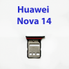 Cим-лоток (Sim-слот) для Huawei nova 14 TLR-LX9 белый