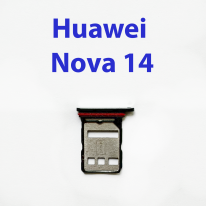 Cим-лоток (Sim-слот) для Huawei nova 14 TLR-LX9 белый