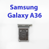 Cим-лоток (Sim-слот) для Samsung Galaxy A36 SM-A356E белый